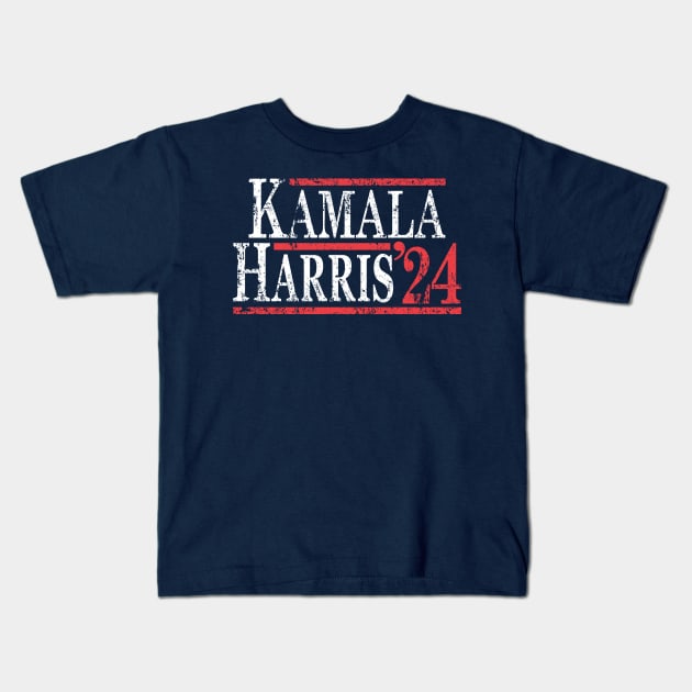 Kamala Harris 2024 Kids T-Shirt by Etopix